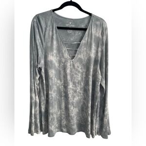 American Eagle soft and sexy long sleeve shirt with tie dye size XXL